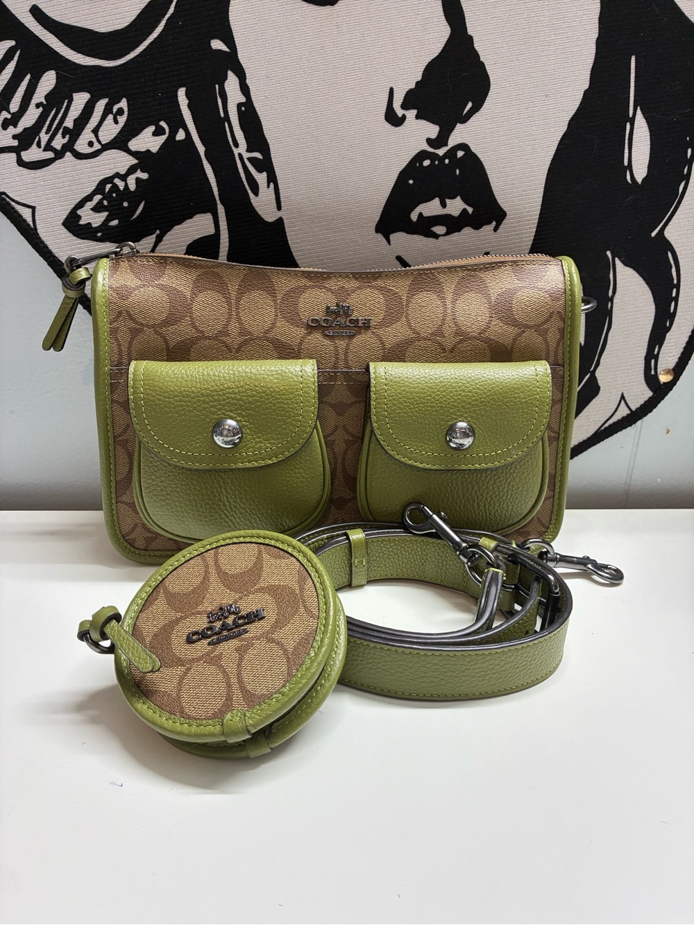 Coach Pennie crossbody with coin pouch